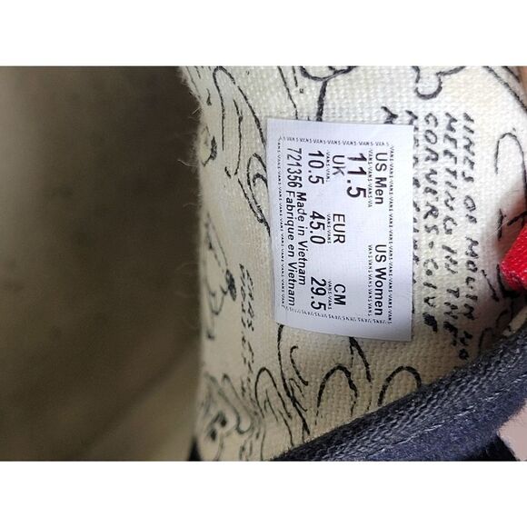 Vans Old Skool Disney Mickey Mouse Club Skate Mens Shoes Size 11.5 - Picture 7 of 8